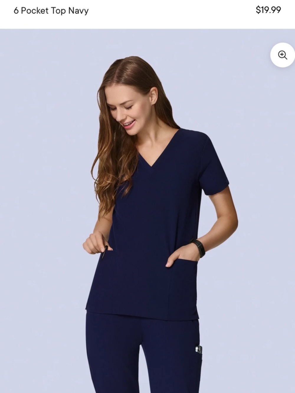 Mandala Scrubs Navy